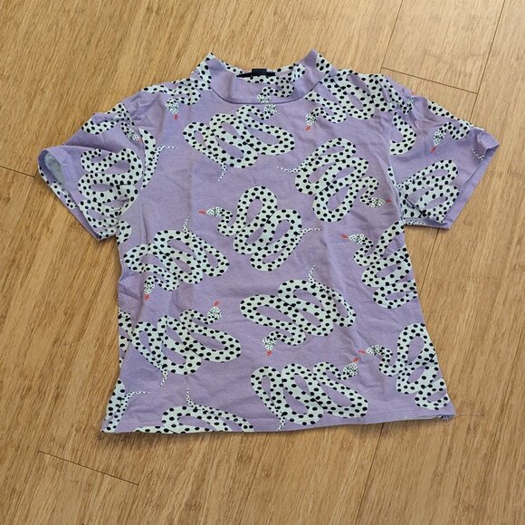 Nooworks Micotti Snakes Mock Neck size Medium - Picture 1 of 5